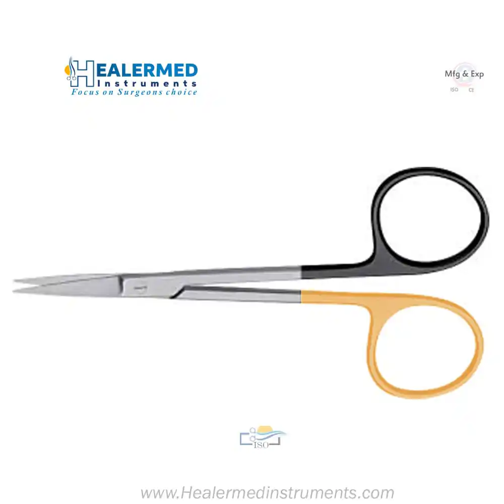 Supercut Plus TC Tungsten Carbide Surgical Iris Scissors Plastic