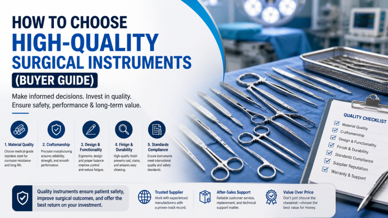 How to Choose High-Quality Surgical Instruments (Buyer Guide)