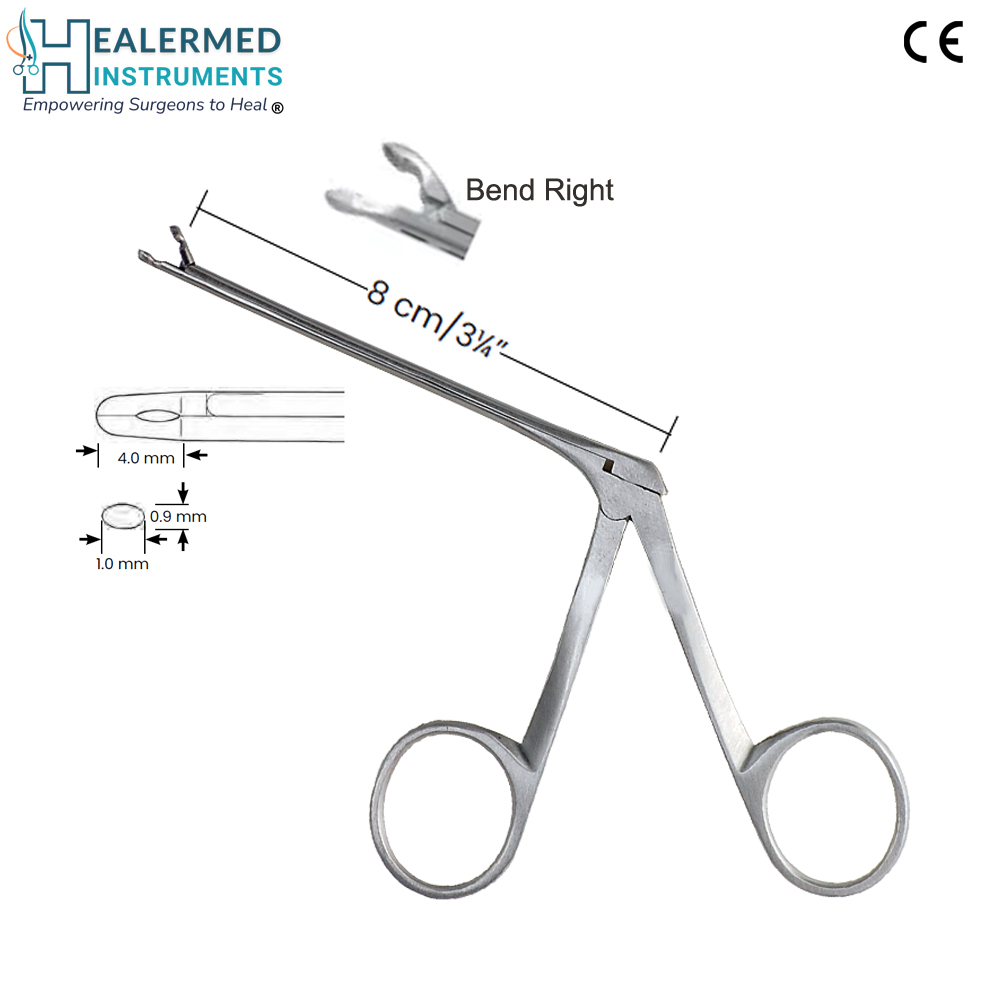 Micro Ear Cupped Forcep Bend Right