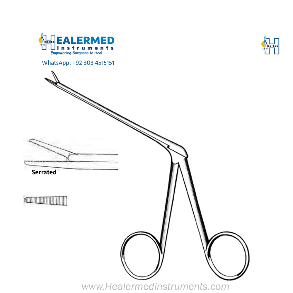 Micro Alligator Crocodile Serrated Jaw Forcep