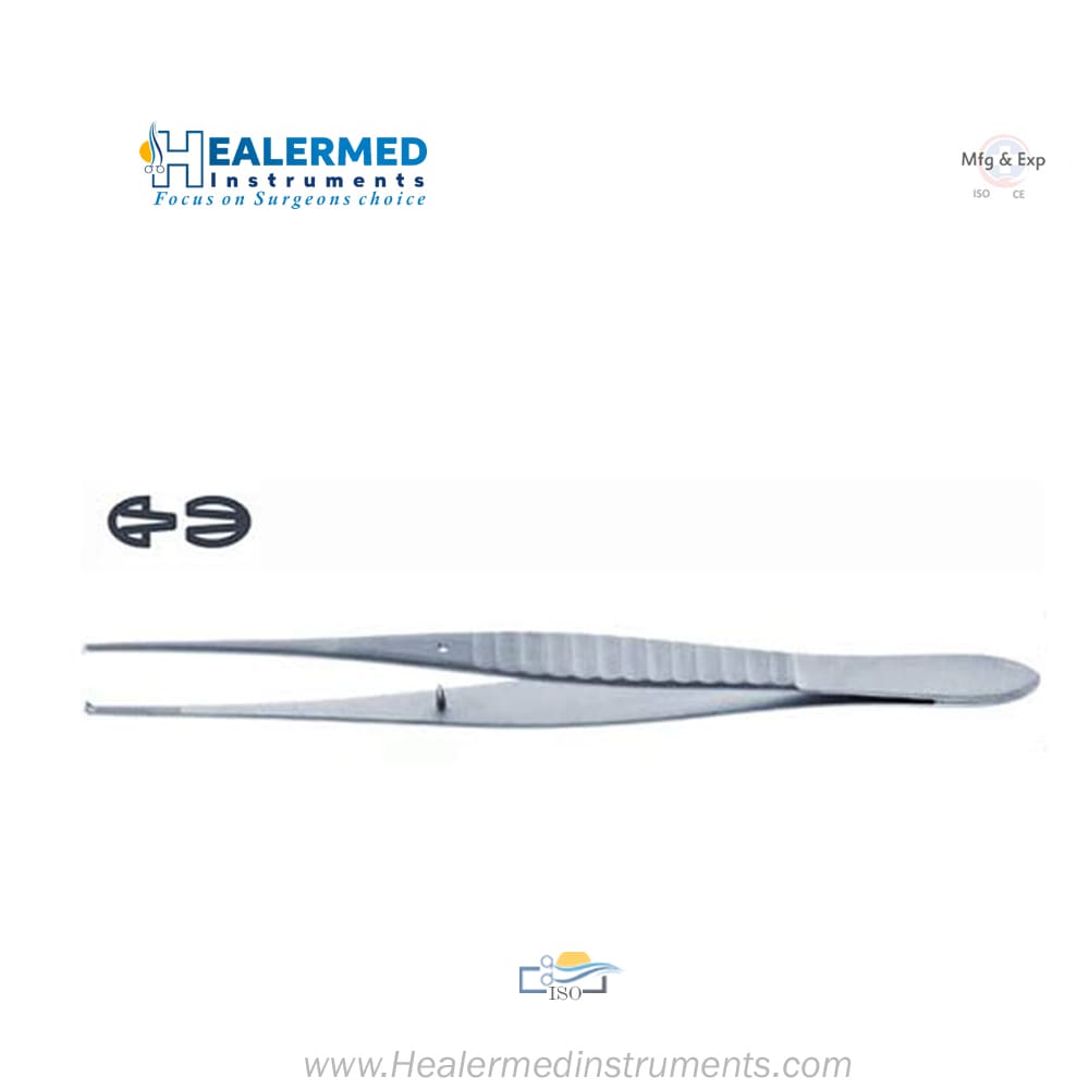 Gillies Tissue Forceps with 1x2 Teeth