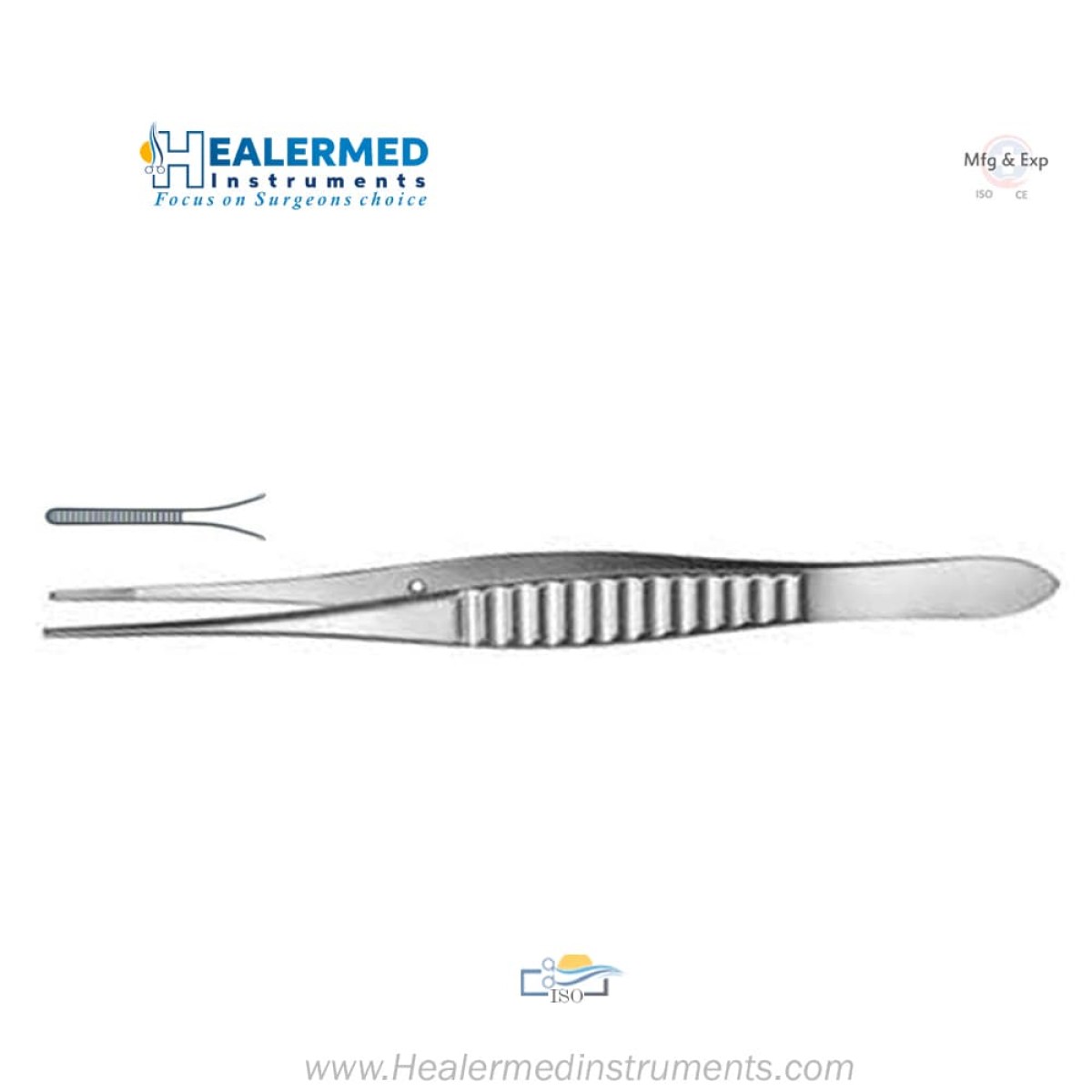 Gillies Tissue Forceps - Standard Serrations