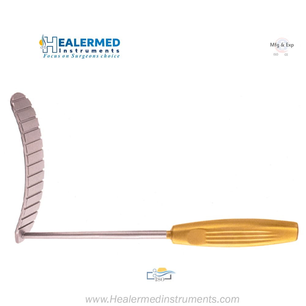 Marx Mammoplasty Breast Retractor with Gold handle