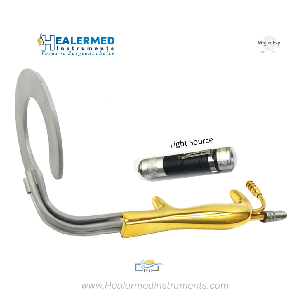 C Type Fiberoptic Breast Retractor