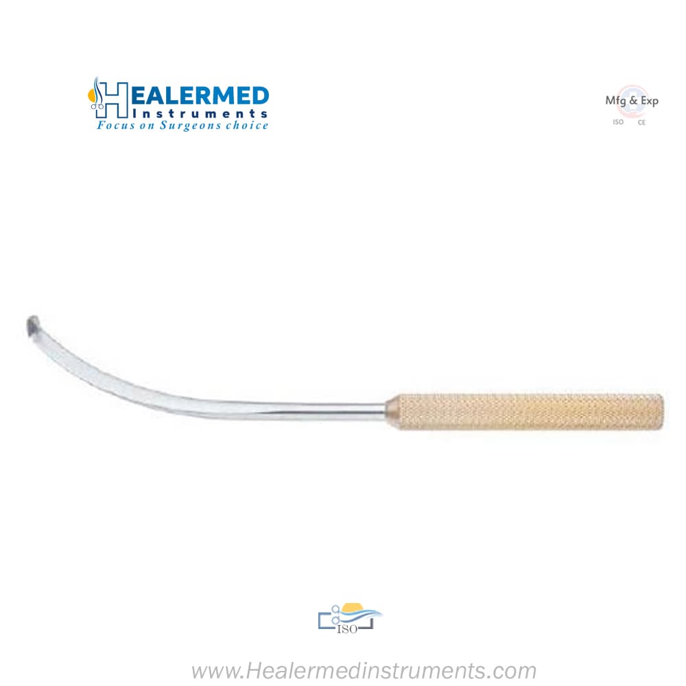 Nerve forehead Retractor Curved Left
