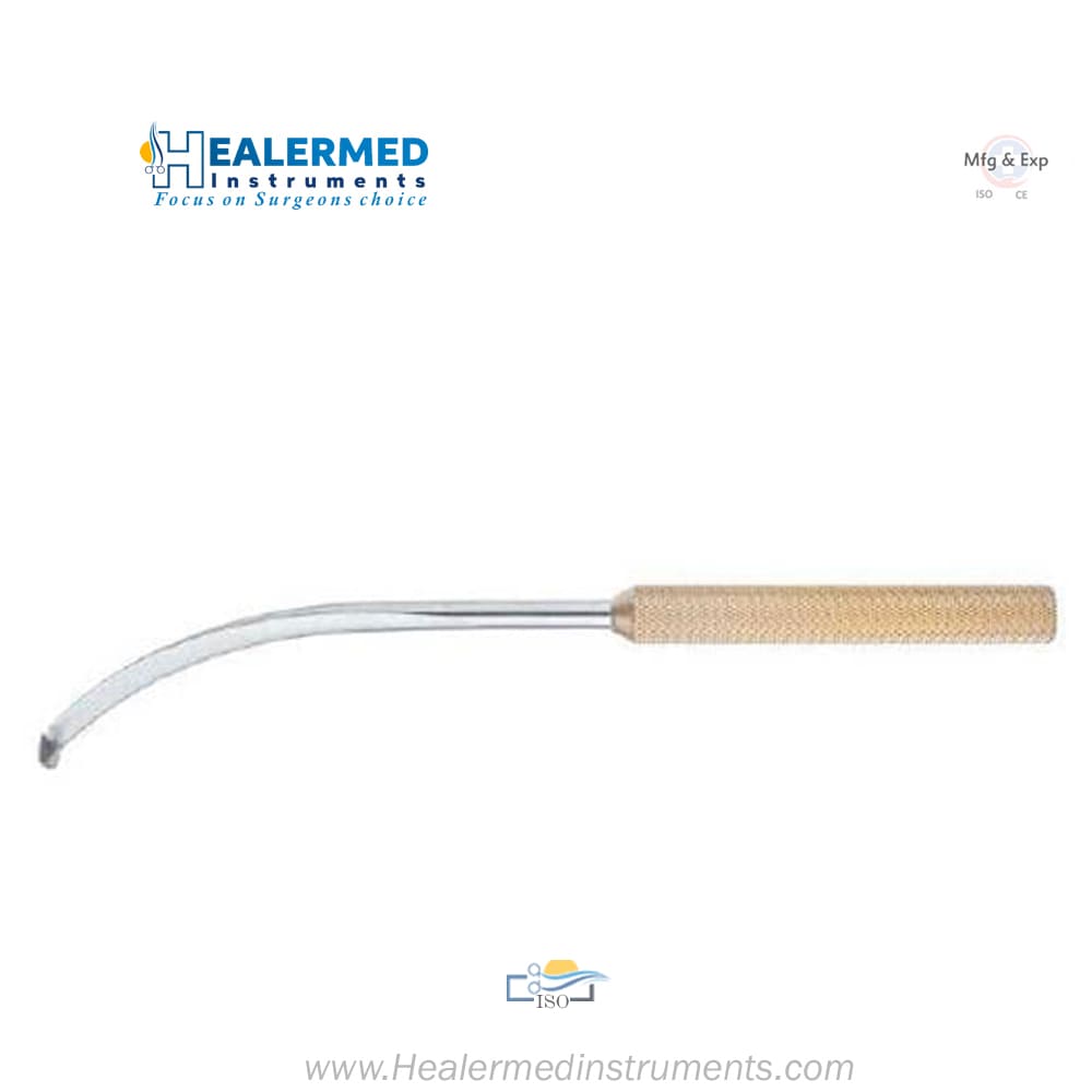 Nerve Forehead Retractor Curved Right