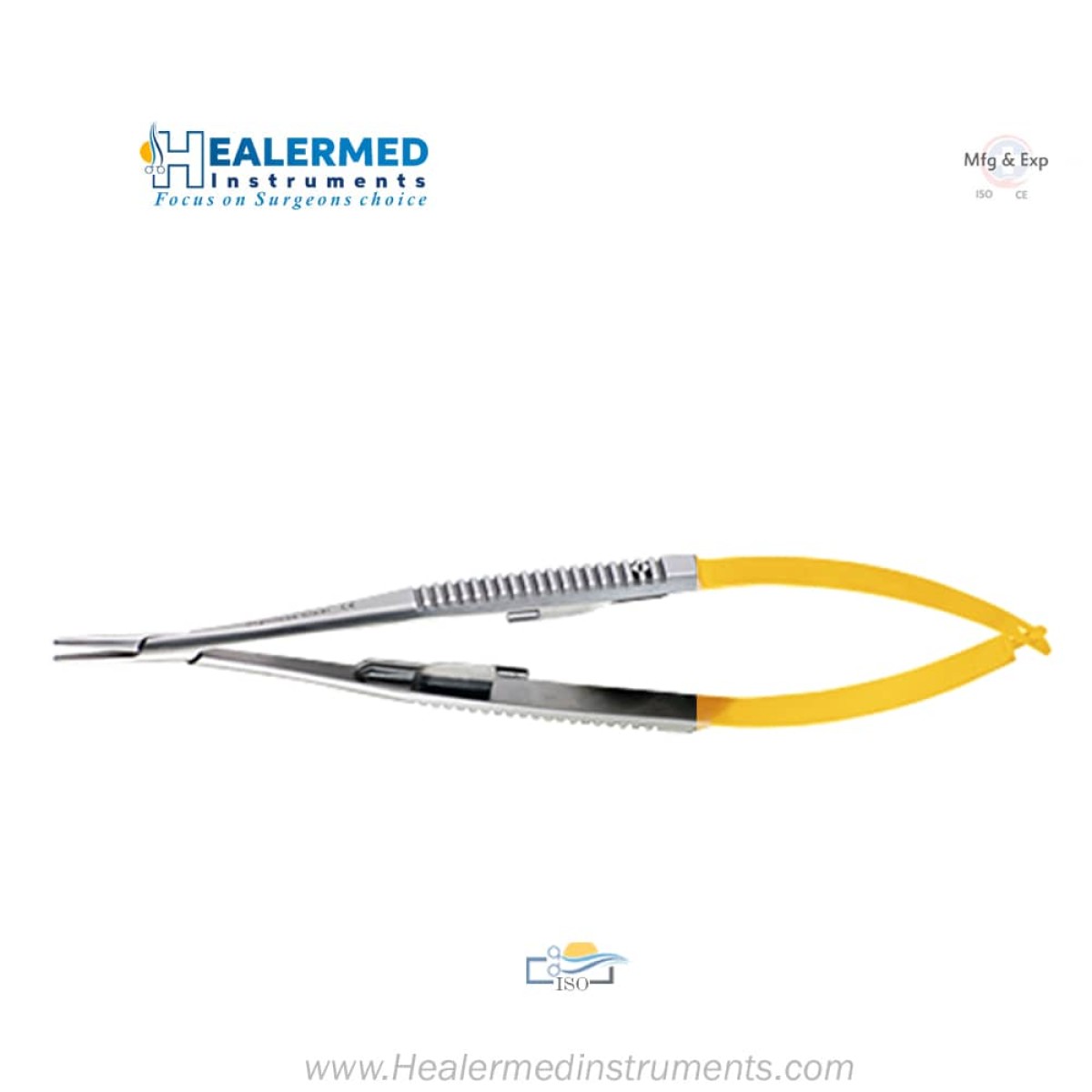 Microsurgery Needle holder - TC (Tungsten carbide)