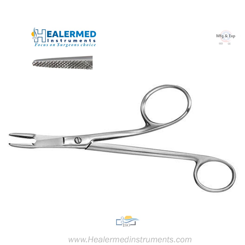 Gillies Needle Holder - Standard with Serrated Jaws