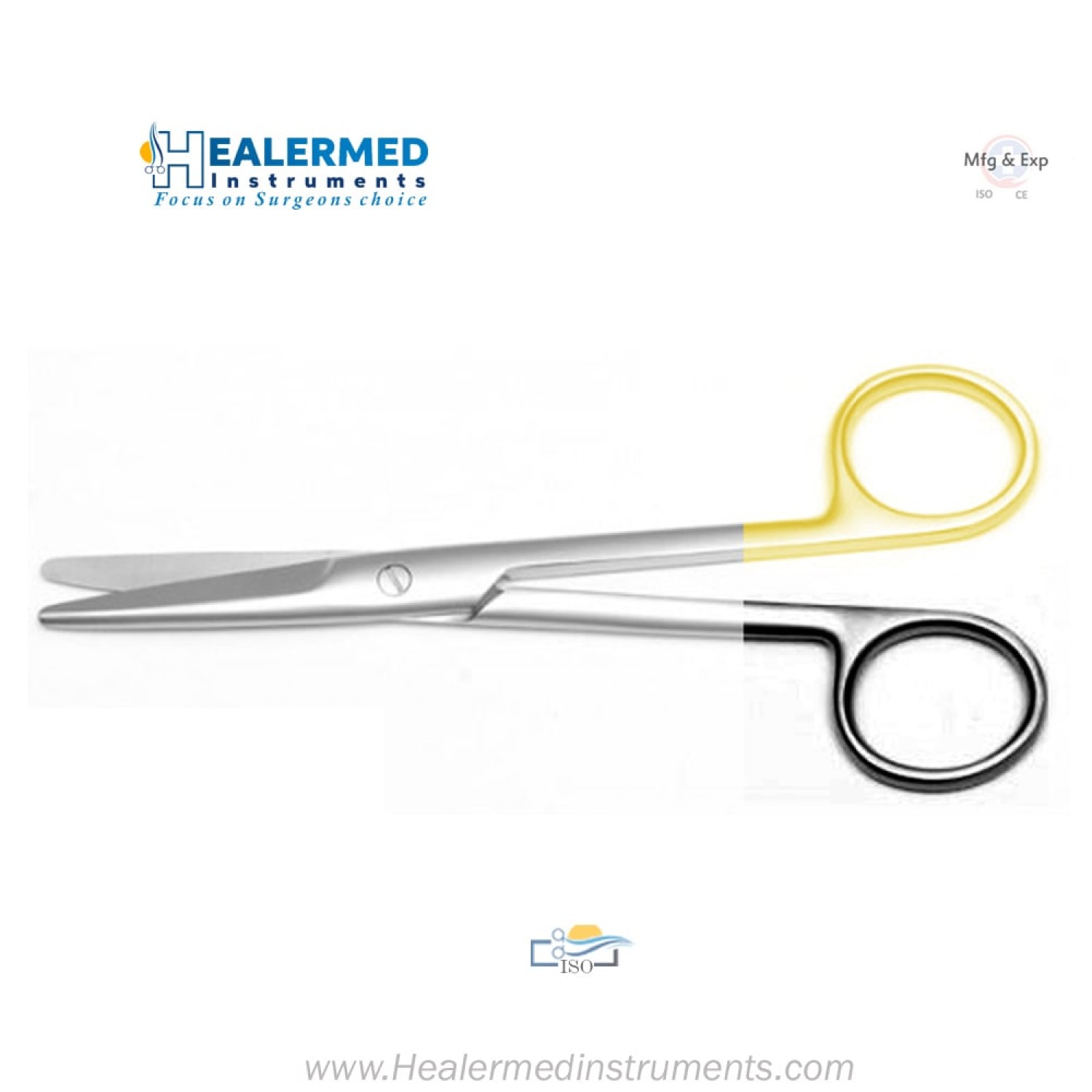 Supercut Plus TC (Tungsten carbide) Mayo Operating Scissors