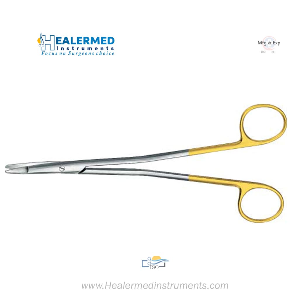 TC (Tungsten carbide) Platysma Gorney Facelift Scissors