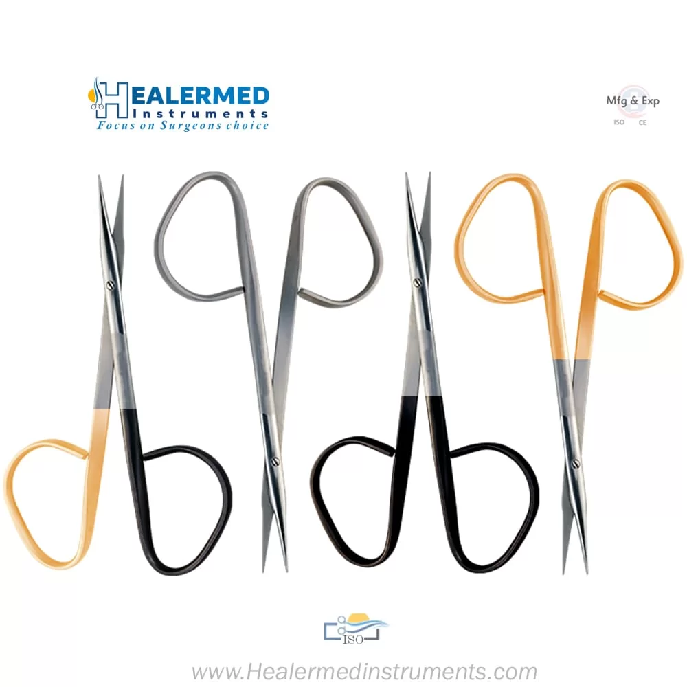 Ribbon Handle - Iris Scissors - Xelpov Surgical
