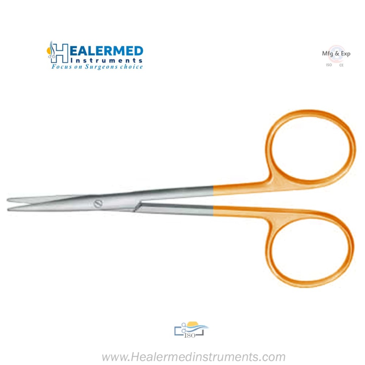 TC (Tungsten carbide) Strabismus Dissecting Scissors