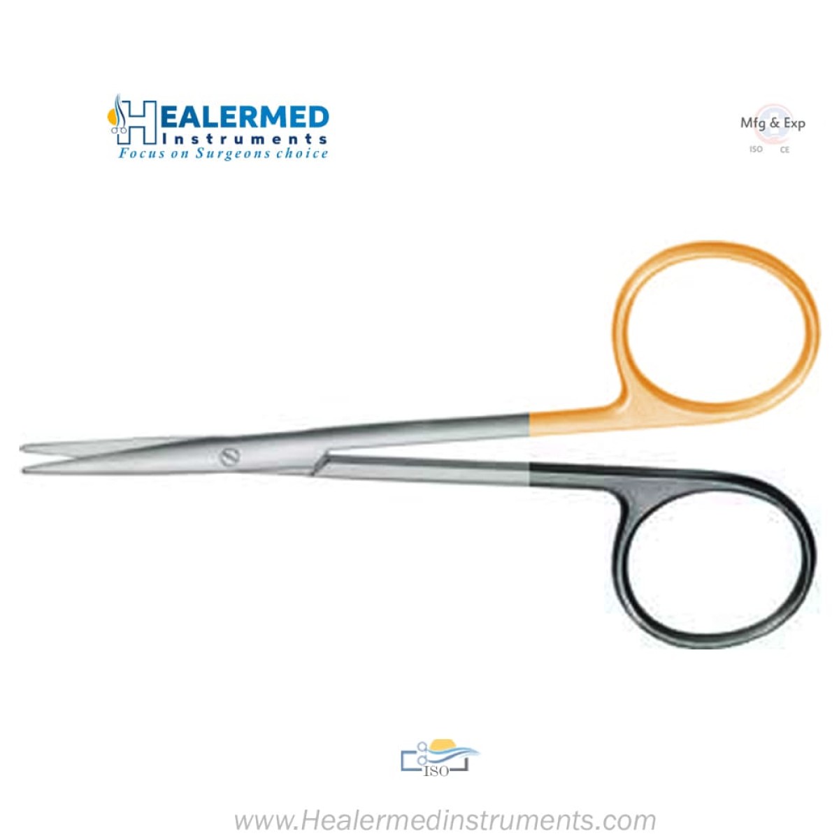 Supercut Plus TC (Tungsten carbide) Strabismus Dissecting Scissors