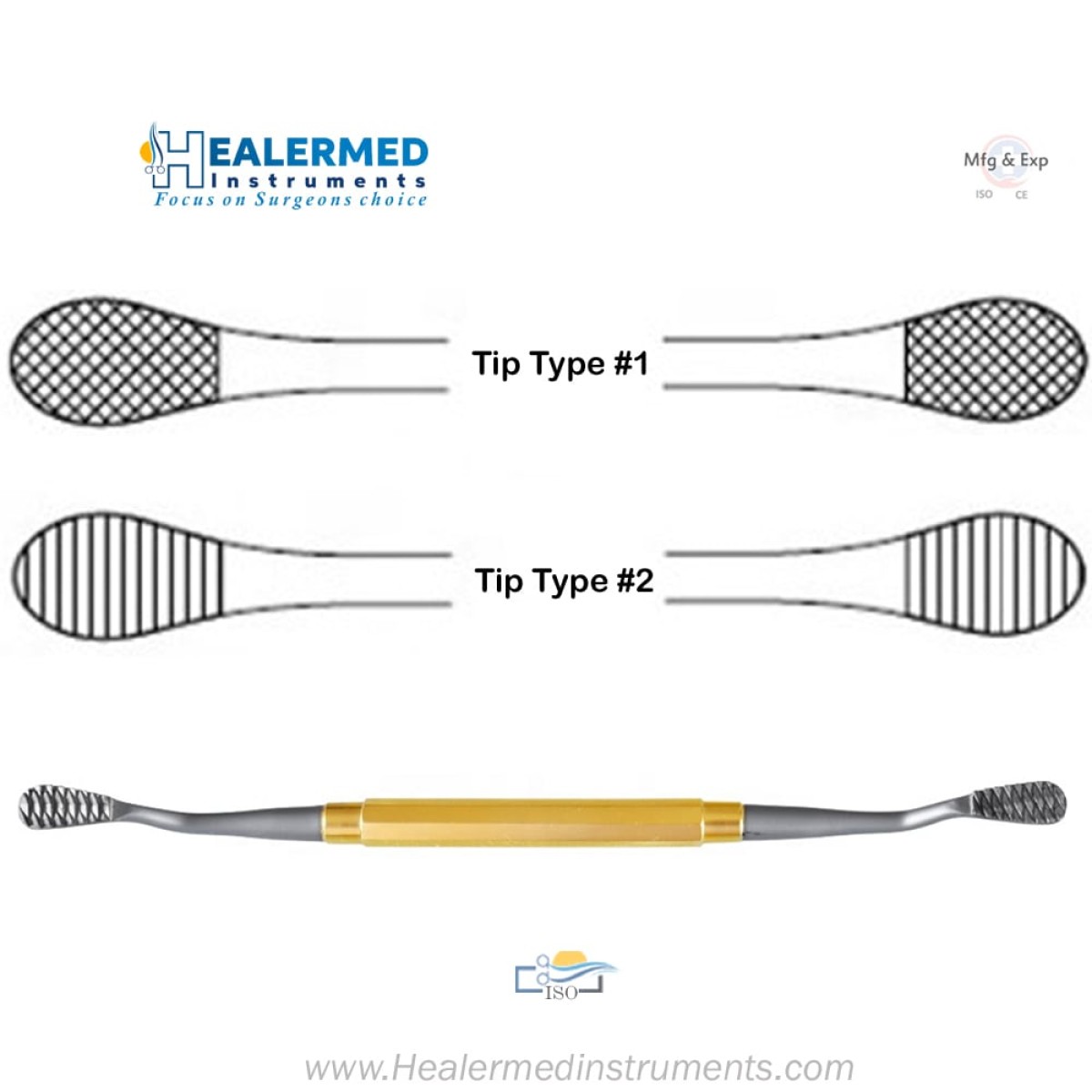 Tungsten carbide Double ended Miller Rasp