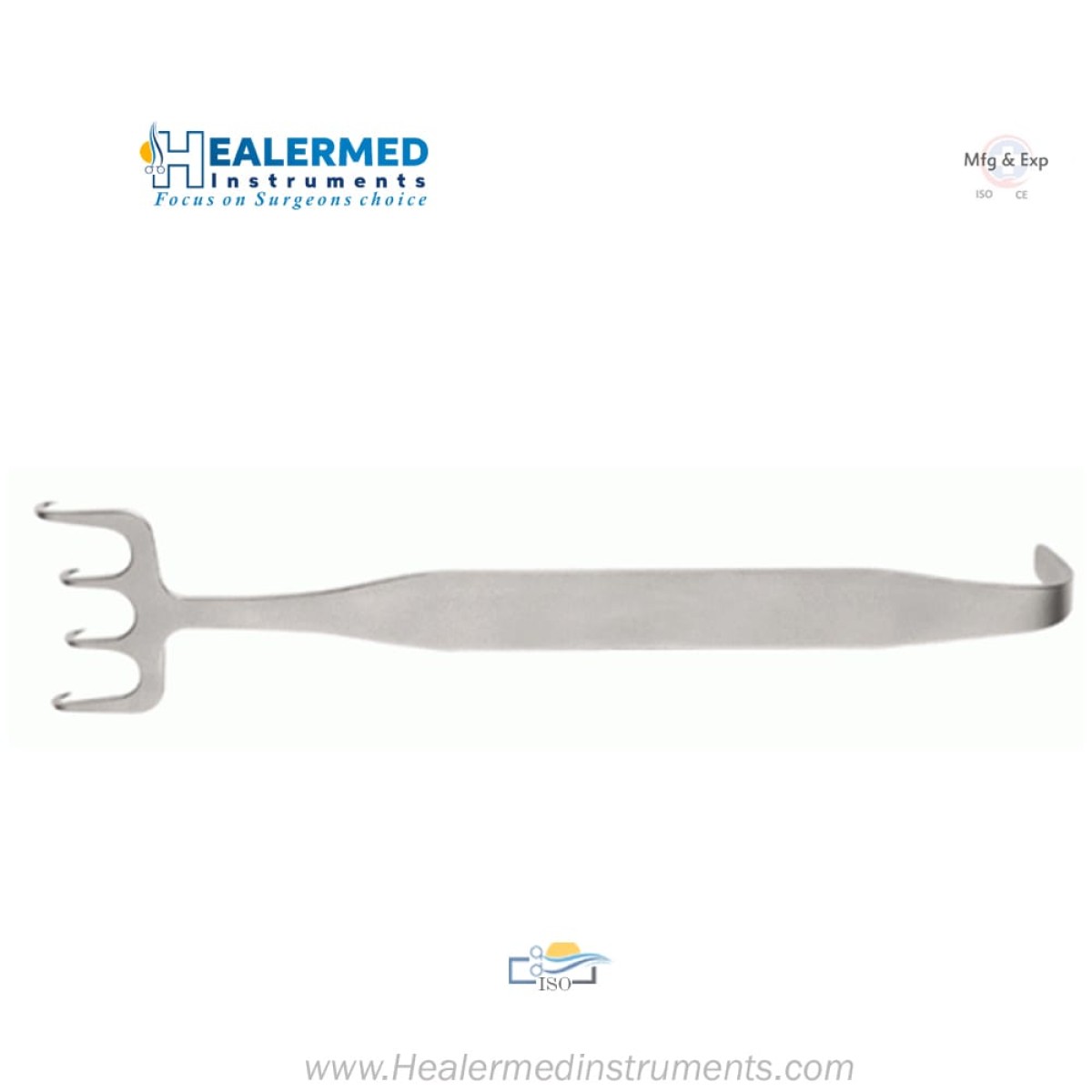 Sharp Freeman Rake Skin Retractor