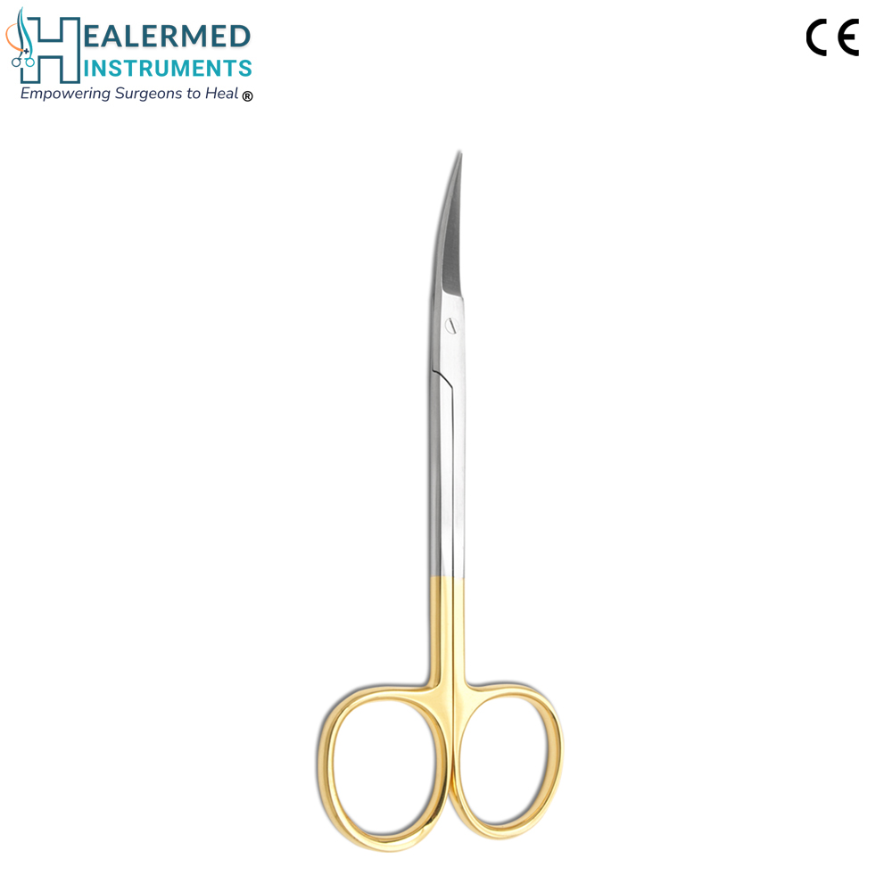 Iris scissors Curved 11.5cm TC TIP