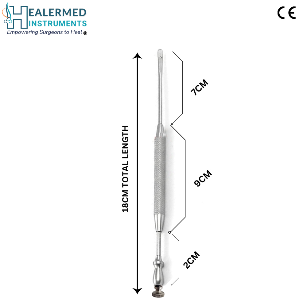 Negus Nasal Aspirating Dissector With Suction Tube 18cm