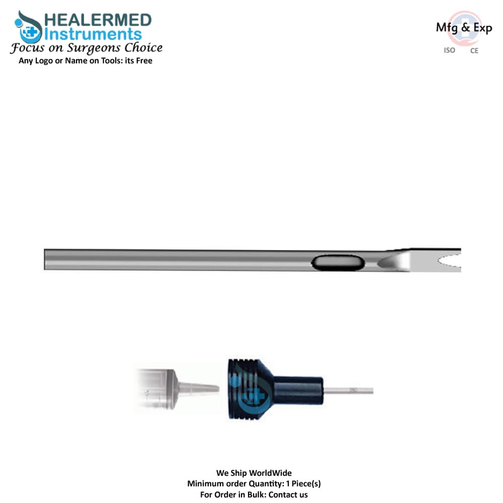 Deep Sharp Cut Dissector Liposuction cannula 60cc tommey hub connector