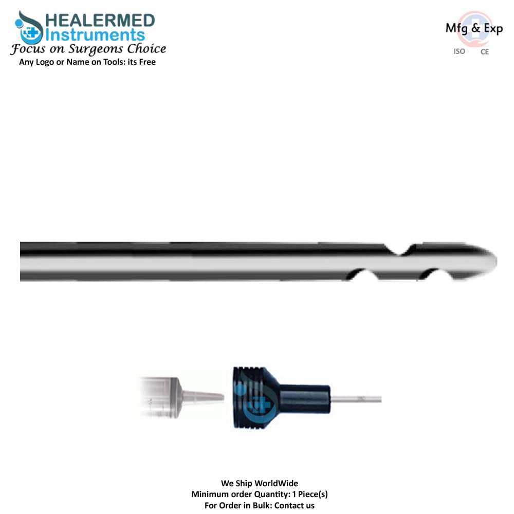 General suction Liposuction cannula with Three Zig zag holes 60cc tommey hub connector