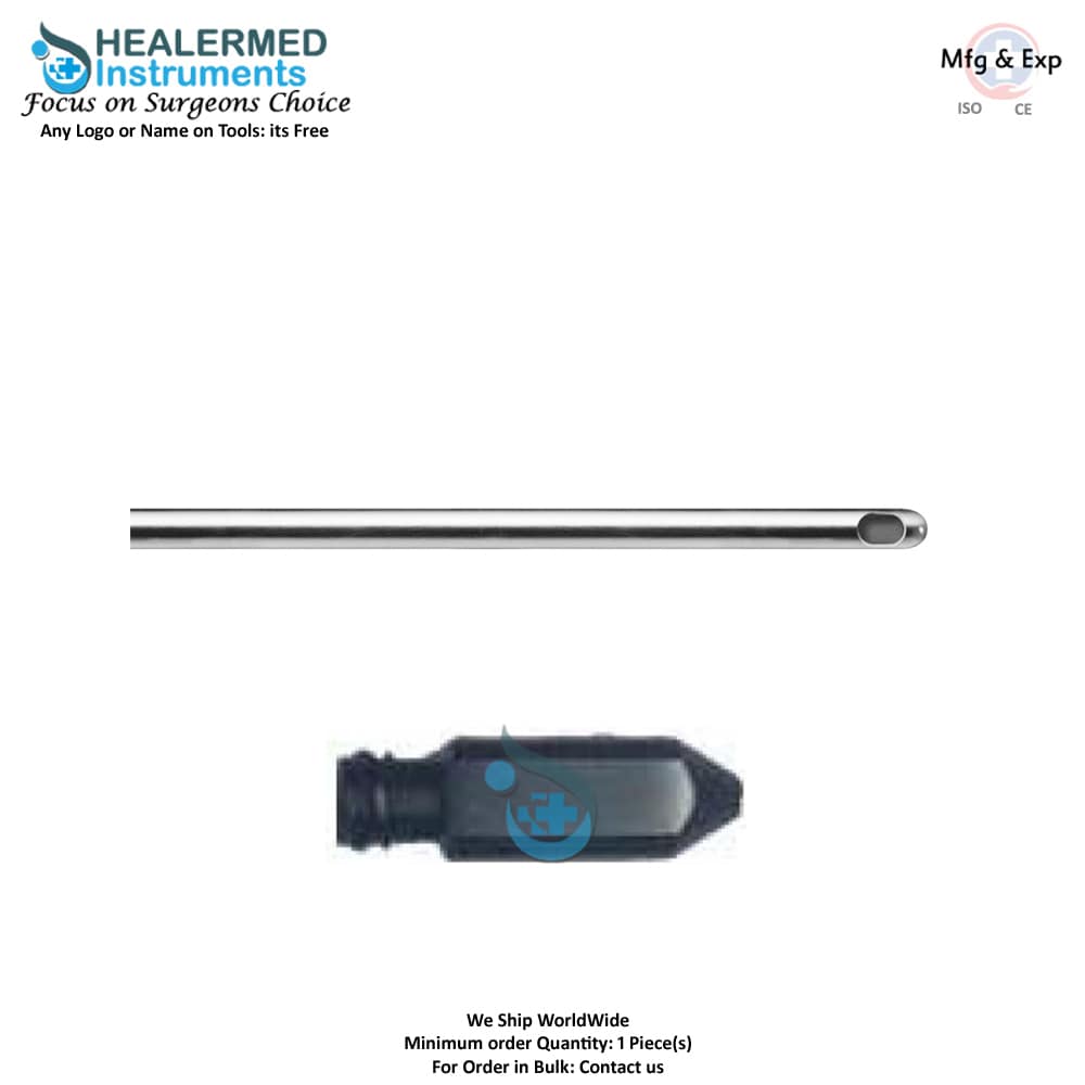 Coleman Liposuction Cannula single hole injector Luer lock cannula