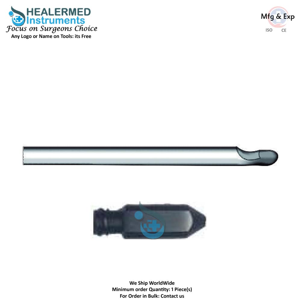 Modified Spoon shape Coleman Liposuction Cannula single hole injector Luer lock cannula
