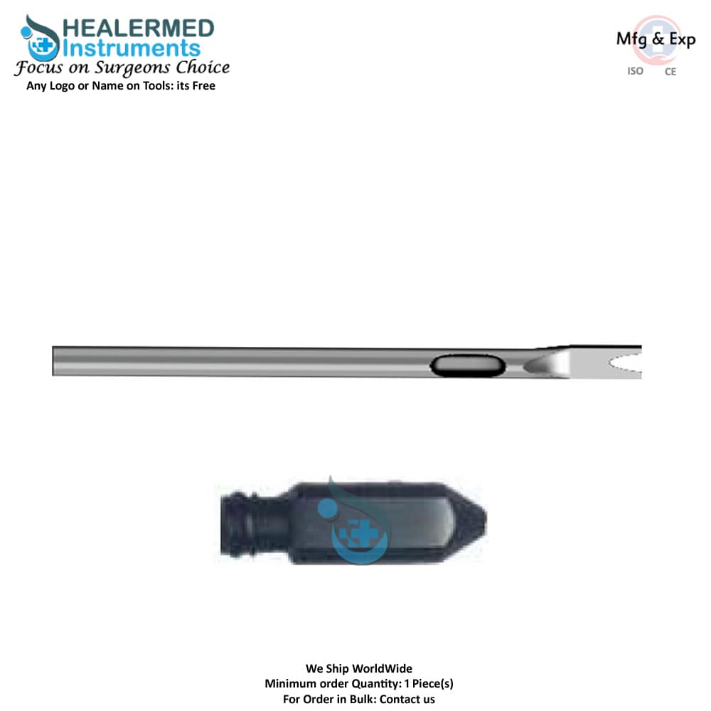 Deep Sharp Cut Dissector Liposuction cannula Luer lock cannula
