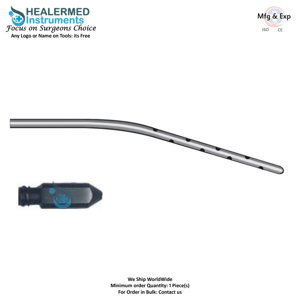 Tumescent Angled Infiltration cannula Luer lock cannula