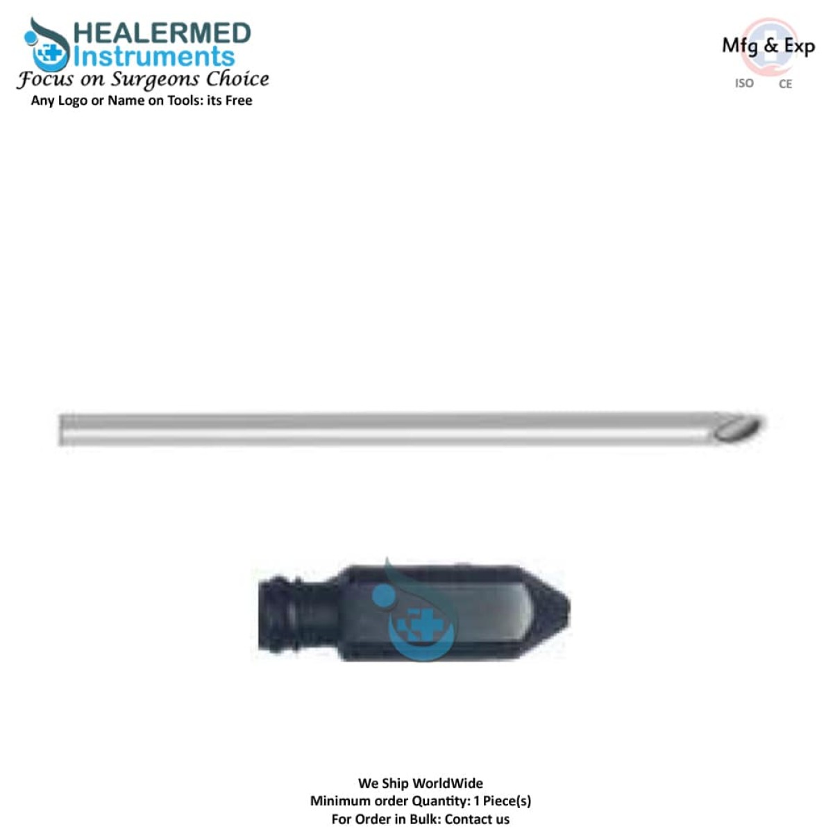 Liposuction Cannula with Open Hole on Tip Luer lock cannula