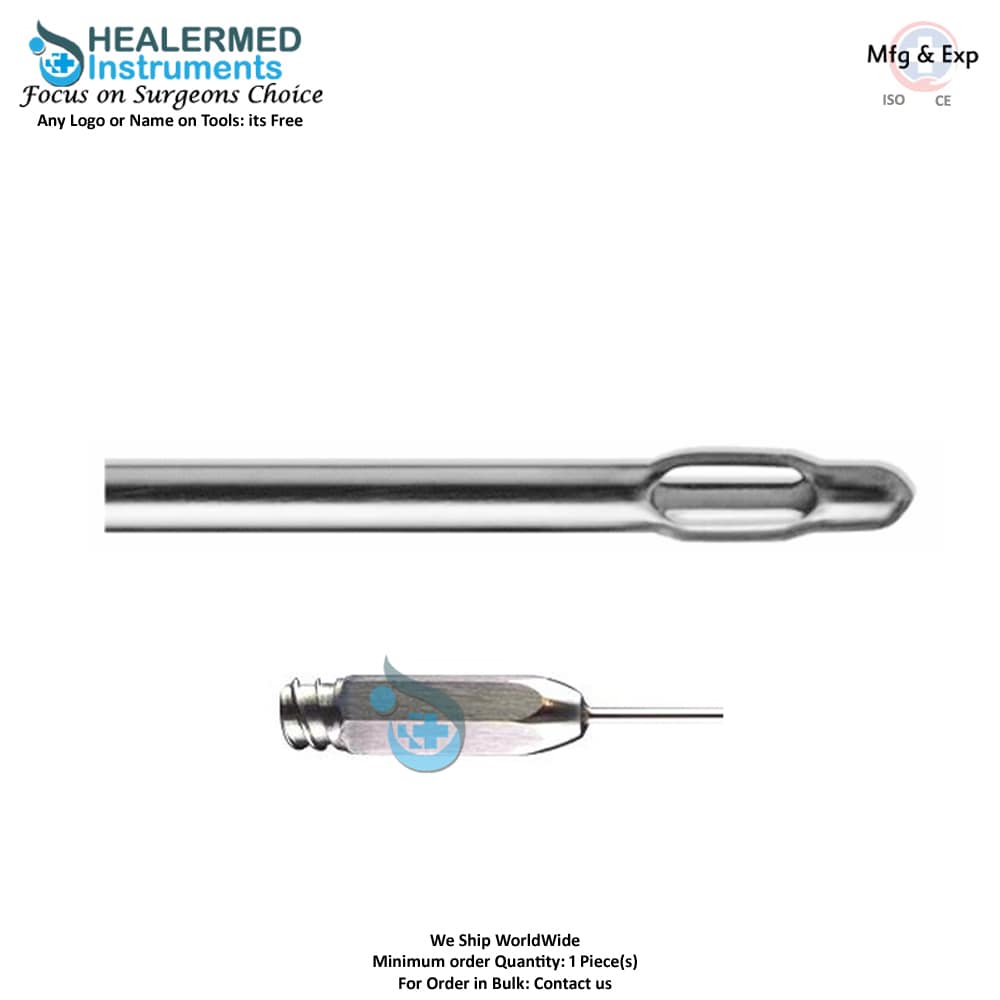 Basket Shaped Liposuction Cannula stainless steel luer lock