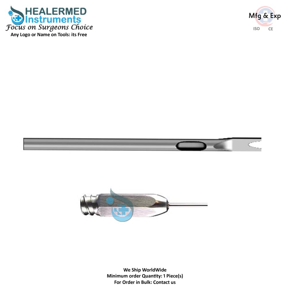 Deep Sharp Cut Dissector Liposuction cannula stainless steel luer lock