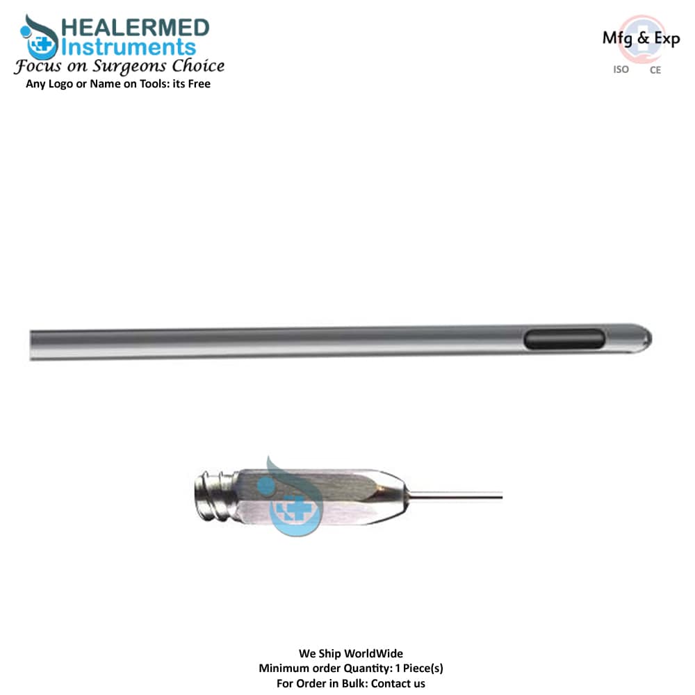 Standard Single Hole Liposuction cannula stainless steel luer lock
