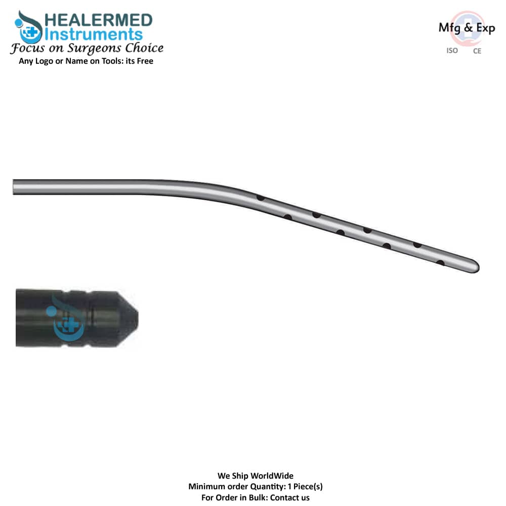 Tumescent Angled Infiltration cannula Super Luer lock