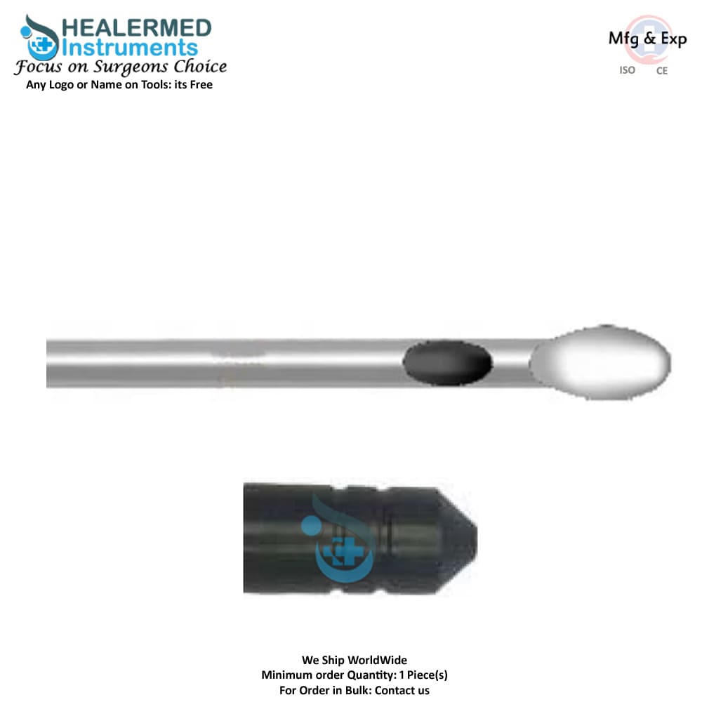 Single Central hole with Tapered Tip Injector Liposuction Cannula Super Luer lock