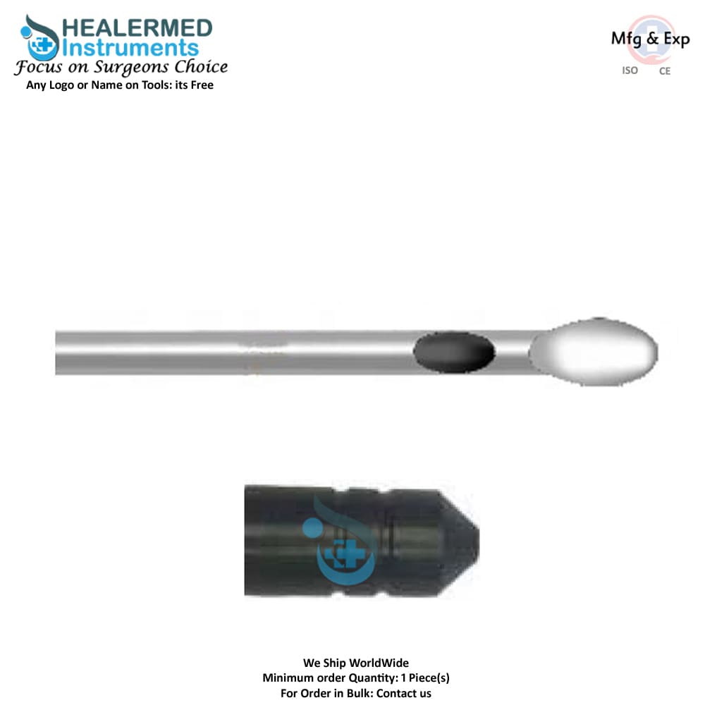 Single Central hole with Tapered Tip Liposuction cannula Super Luer lock