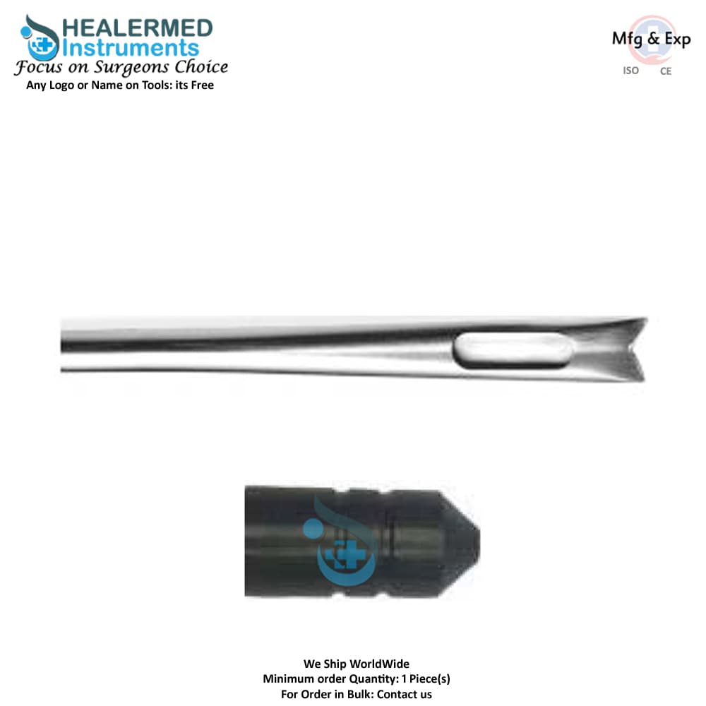 Face Lift V Shape Flap Dissector Cannula Super Luer lock
