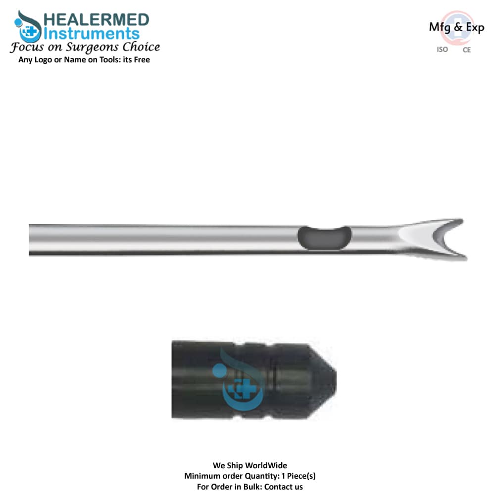Toledo Injector Liposuction Cannula with central hole V Dissector Super Luer lock