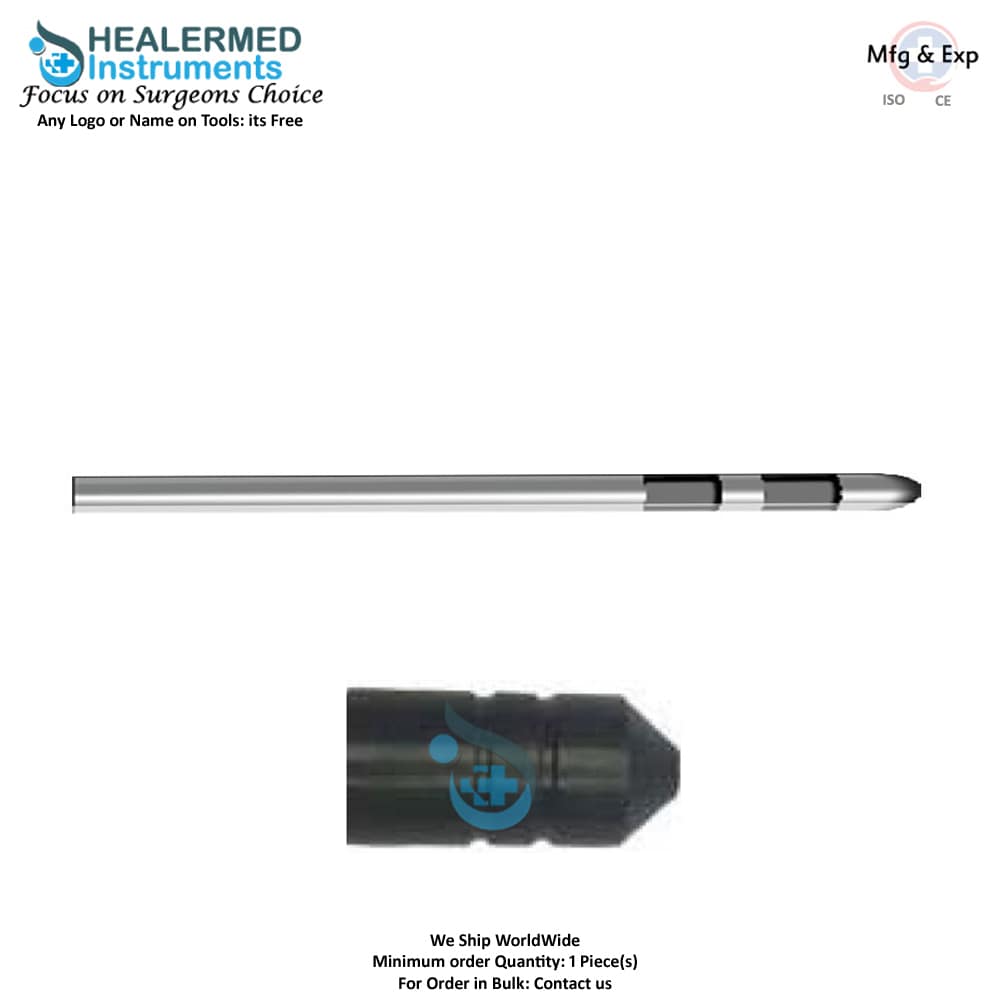 Two Square in Line Liposuction cannula Super Luer lock