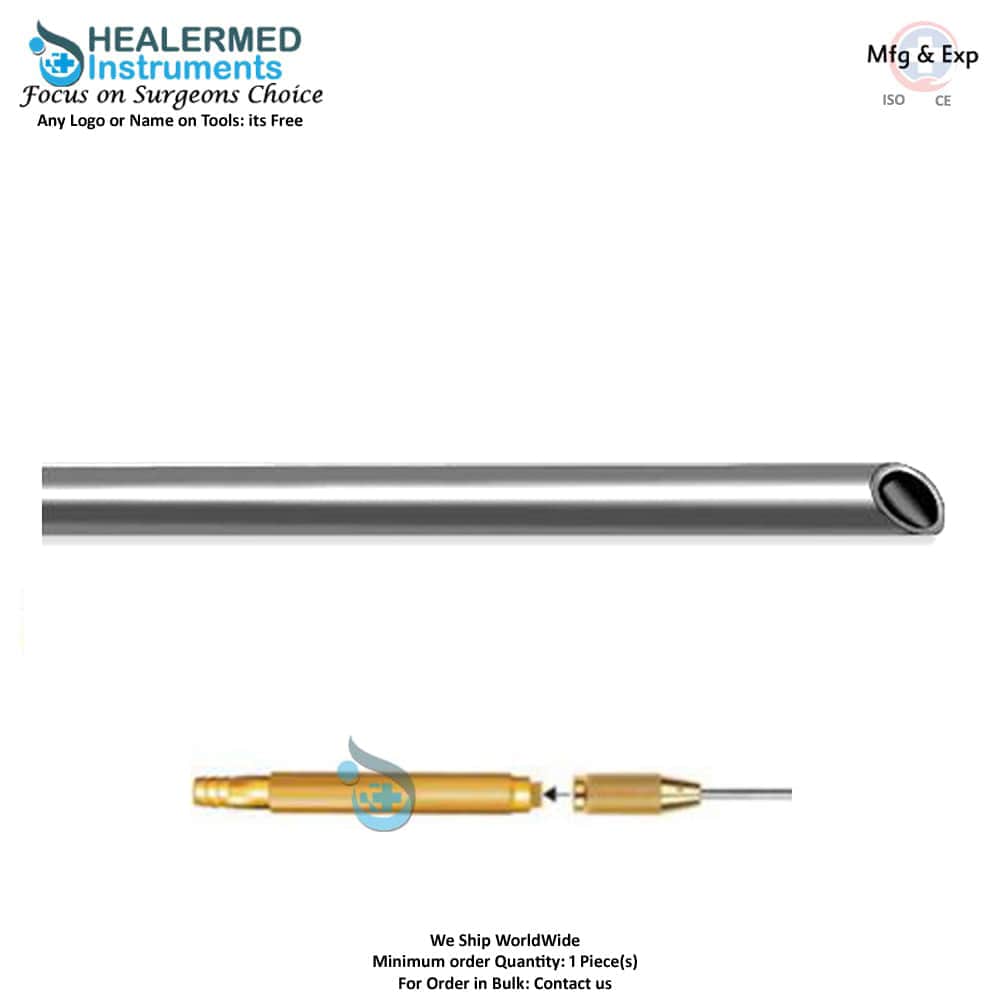 Blunt Extractor Injector Tip Cannula Micro Injectors with threaded hub connector