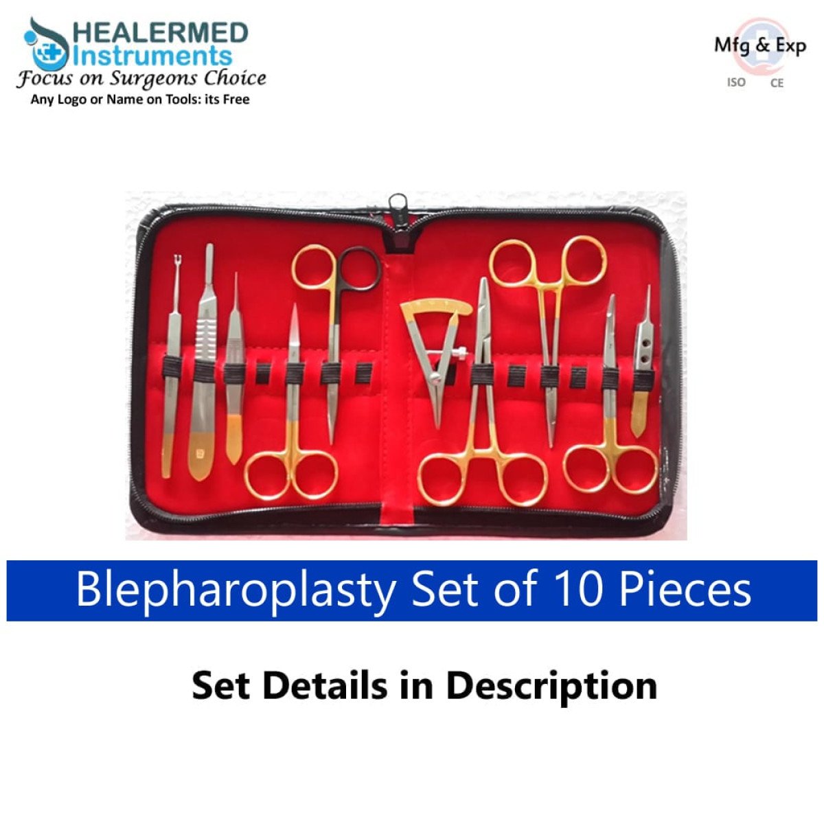 Blepharoplasty Set OF 10 Pieces