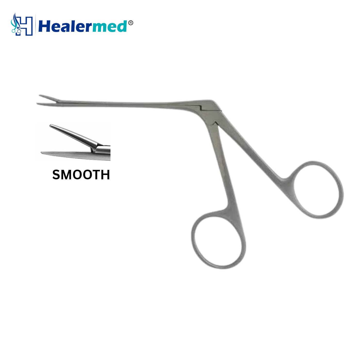 Hartmann-Wullstein Forceps, smooth alligator