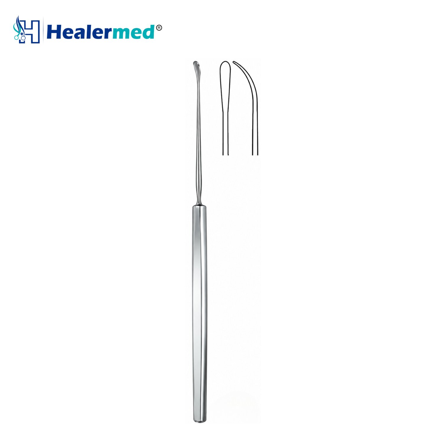 Zaufal Lever, ear foreign body lever, 15cm