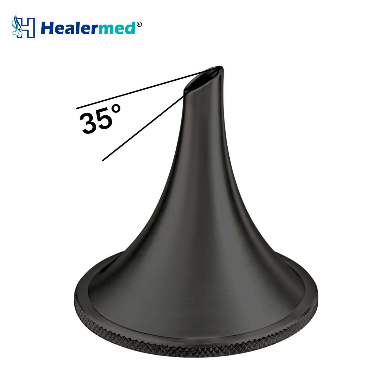 Farrior Ear Speculum Black 35 Degree, micro ear speculum, 4.3cm or 4.5cm