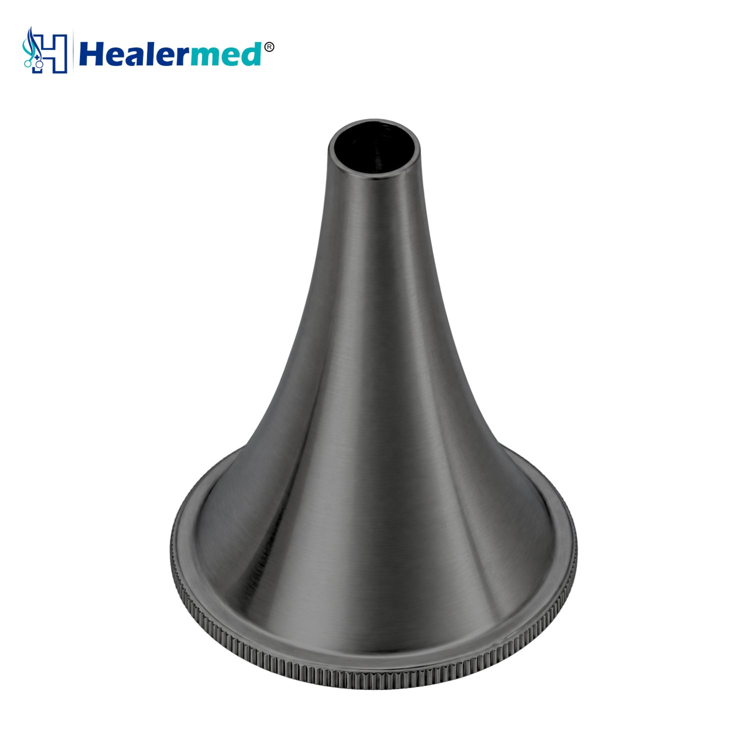 Hartmann Oval Ear Speculum Black, micro ear speculum, 2.7cm or 3.6cm