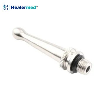Pointed Olive-Shaped Schimmelbusch Cannula for Ear Syringe – Threaded