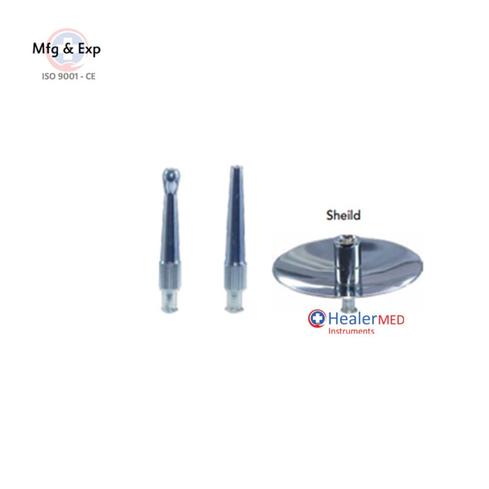 Complete ear syringe with shield & 2 tips 