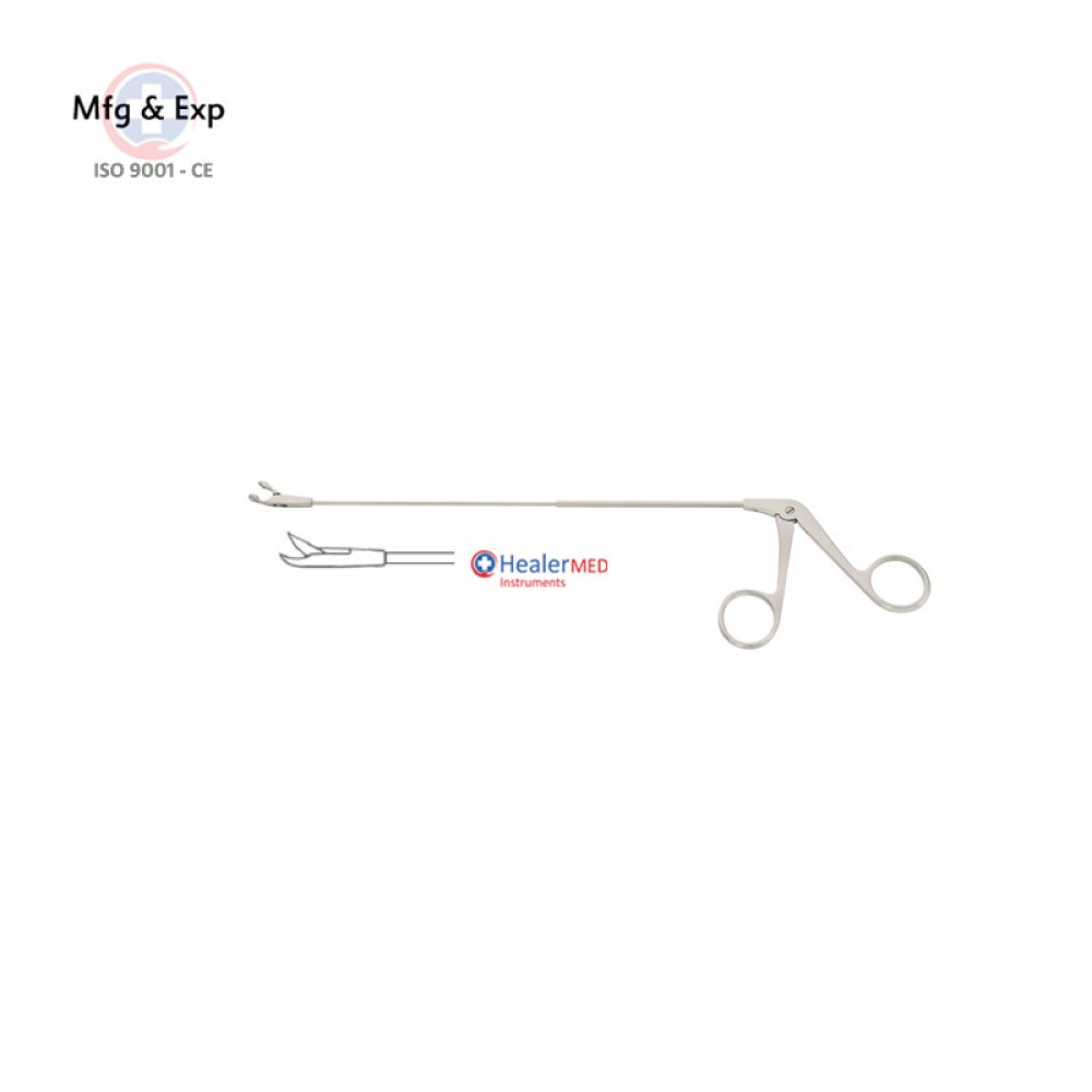 Microlaryngology Forceps - Finger Movable Ø 2 mm Scissors Straight