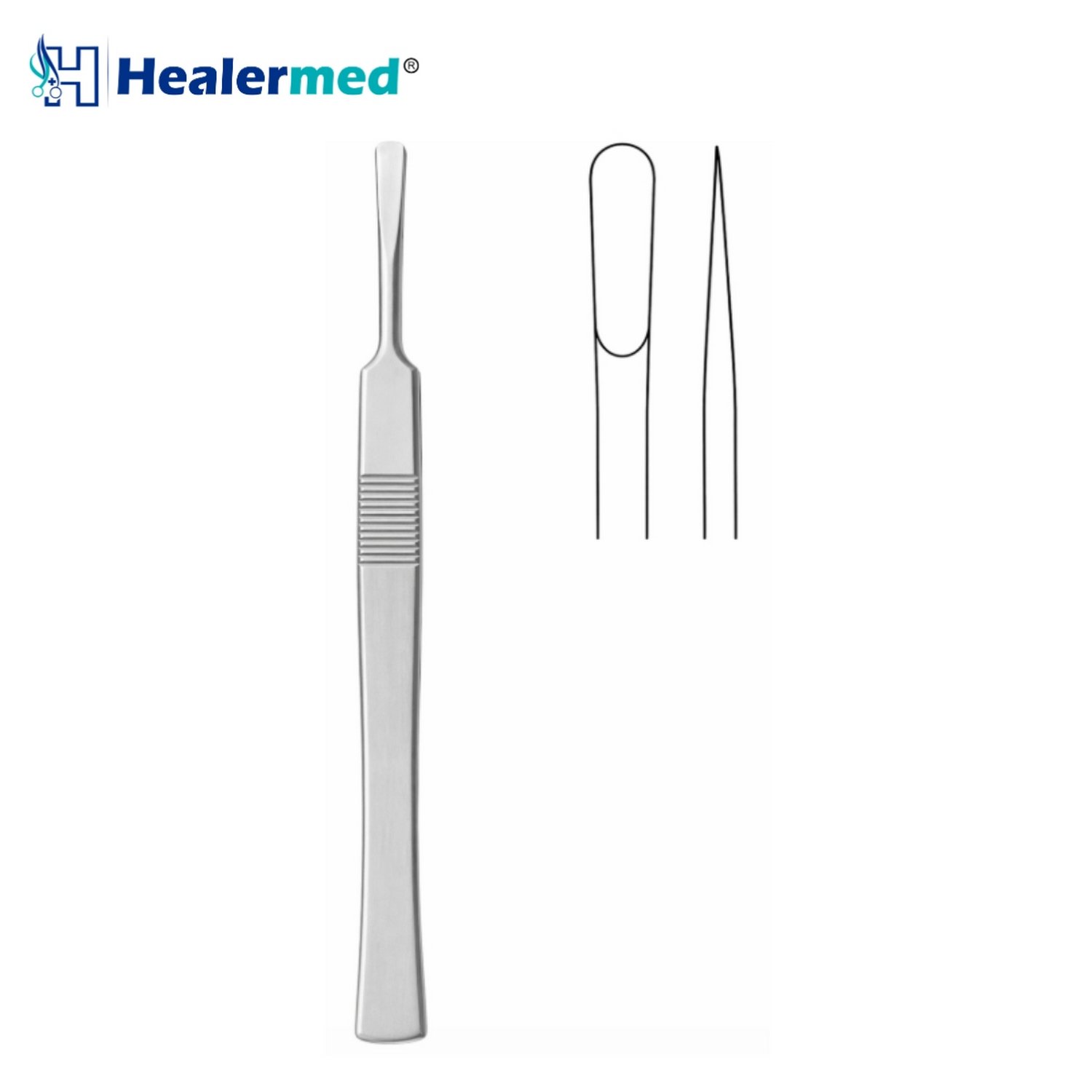 Cottle septum knife with 4mm straight blade for rhinoplasty surgery