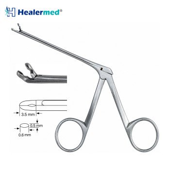 Micro Ear Cup Forceps Bent Up – 3.5mm x 0.6mm Cup, 8cm