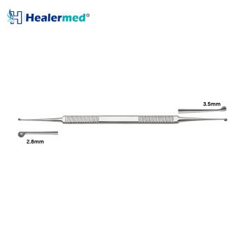 House Micro Ear Curette Double Ended 2.8 x 3.5mm – 14.5cm