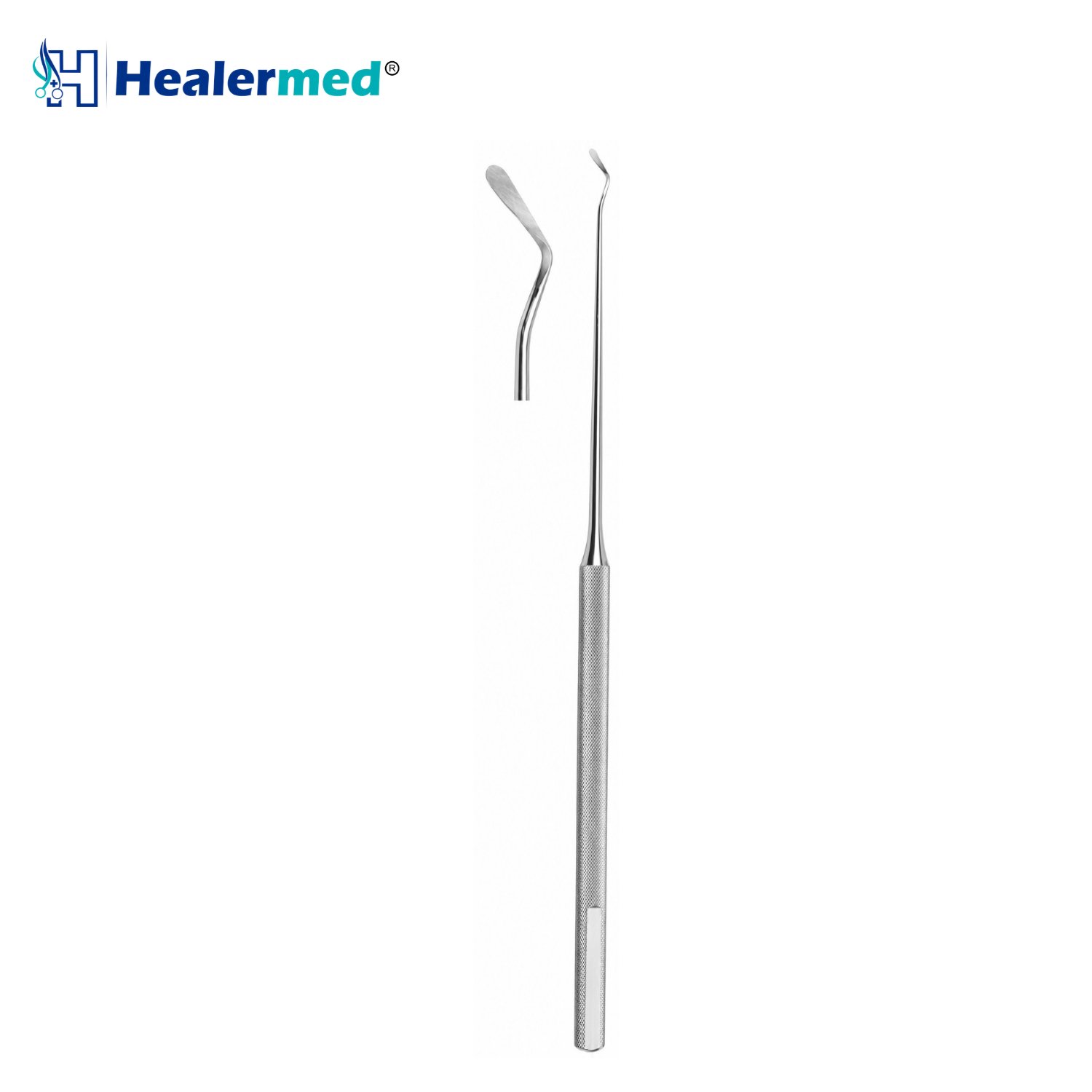 Austin Dissector Left Curved, micro ear dissector, 16cm